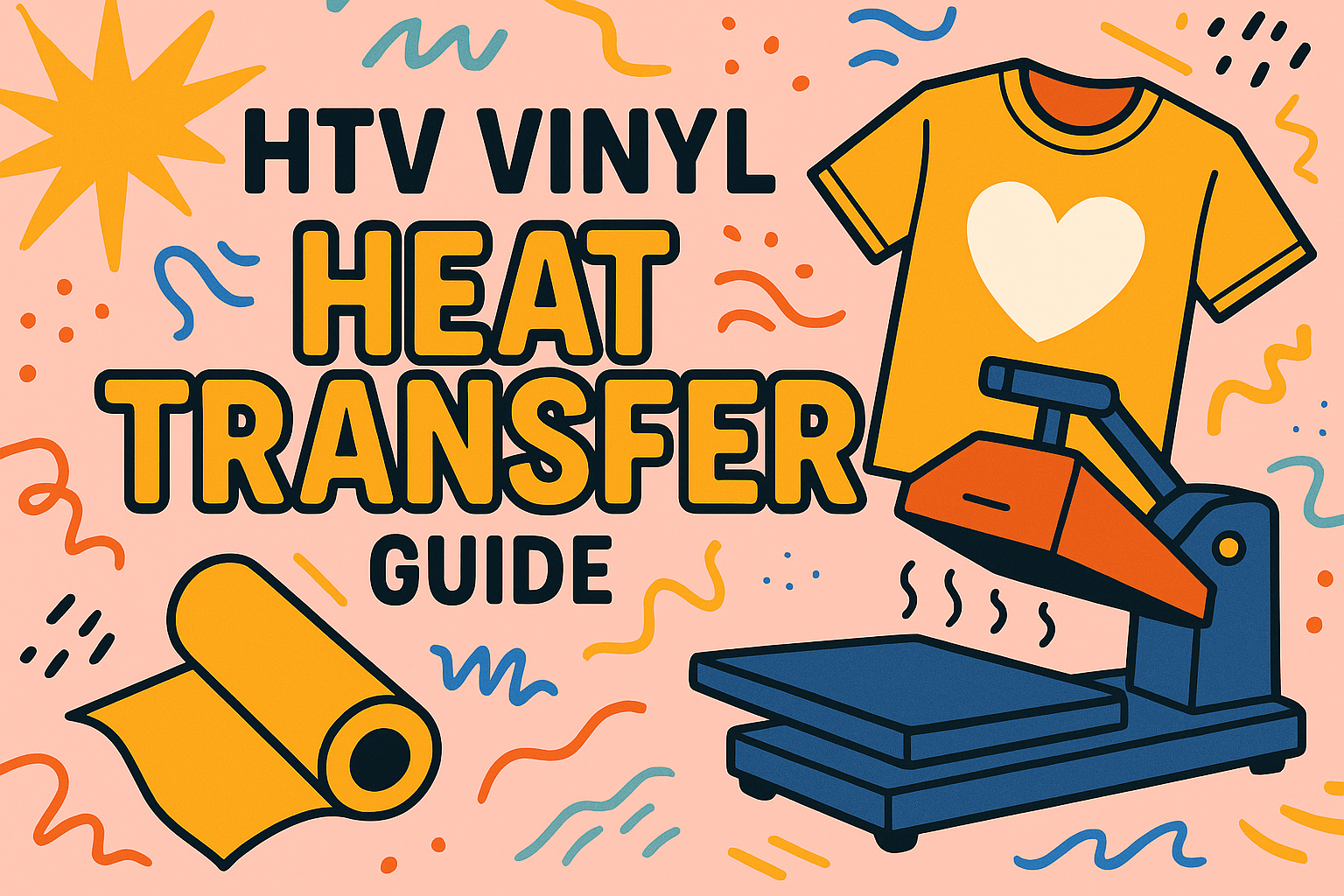 HTV Vinyl and Heat Transfer Vinyl for Fast Personalisation